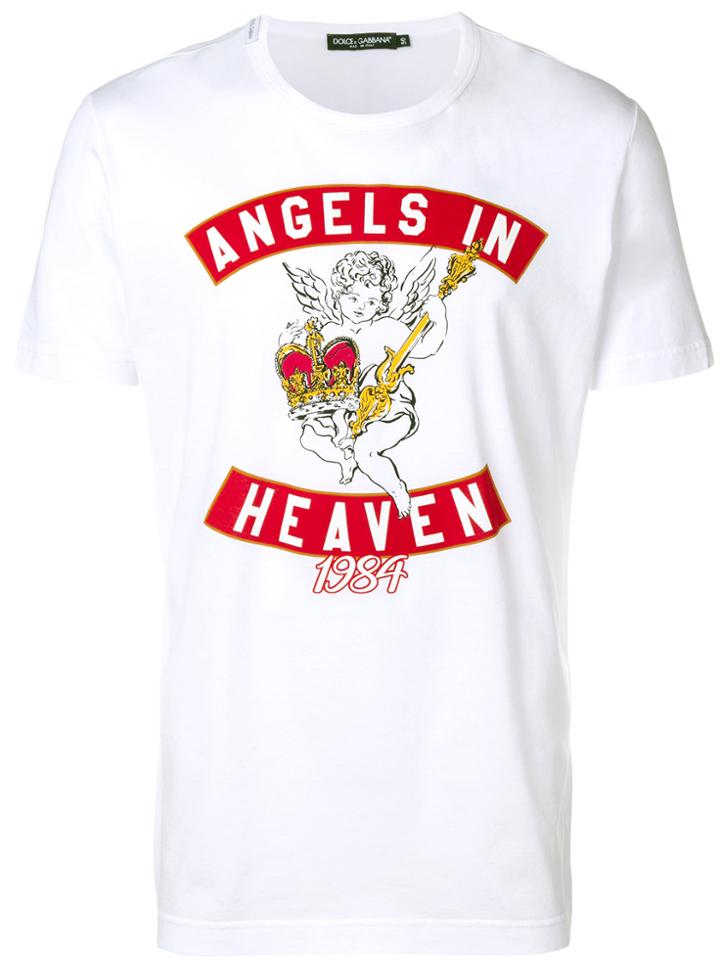 Dolce & Gabbana Angels In Heaven T-shirt - White
