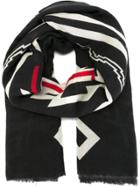 Marcelo Burlon County Of Milan Printed Scarf - Black