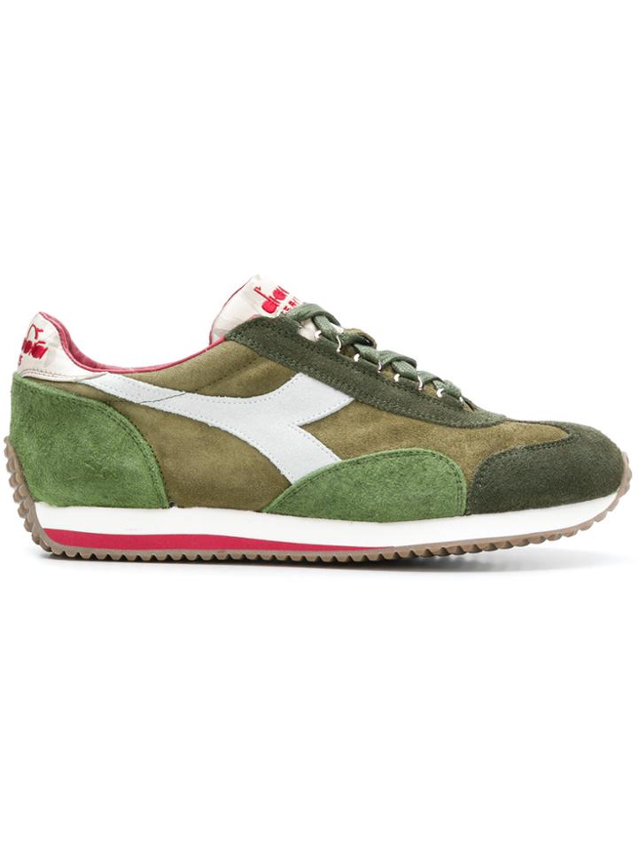 Diadora Colour Block Sneakers - Green