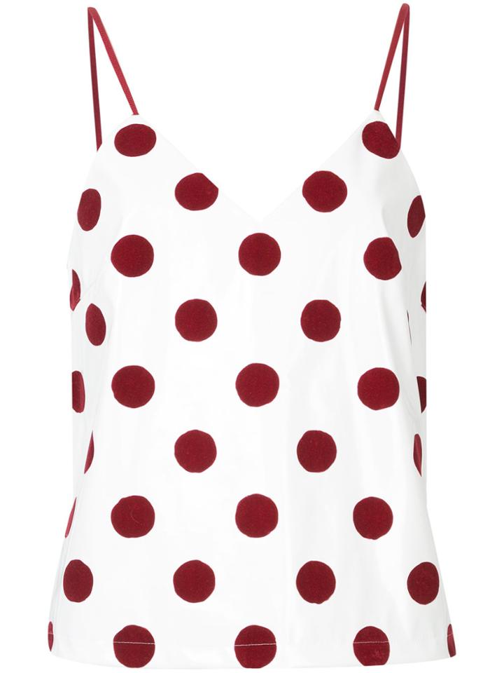 G.v.g.v. Polka Dot Cami - White