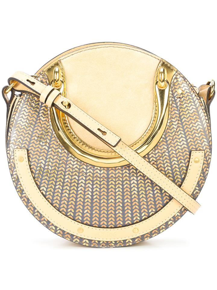 Chloé Sequin Small Pixie Bag - Yellow & Orange