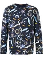 Fendi Printed Sweatshirt, Men's, Size: 50, Blue, Cotton/polyamide