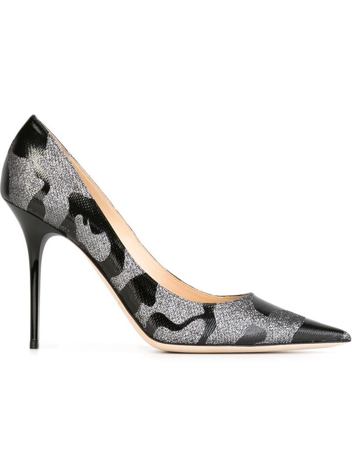 Jimmy Choo Abel Pumps, Women's, Size: 39, Black, Calf Leather/leather