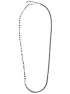 Ann Demeulemeester Beaded Multi Strand Necklace, Women's, Metallic