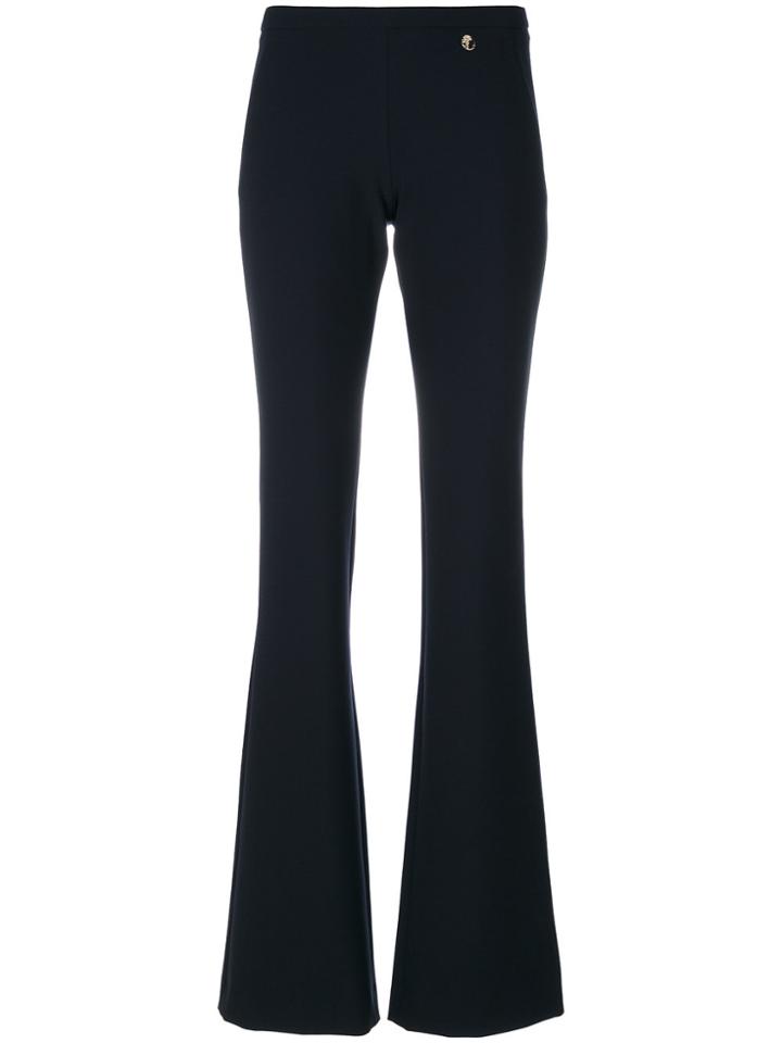 Versace Collection Flared Trousers - Blue