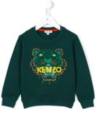 Kenzo Kids 'tiger' Sweatshirt, Boy's, Size: 6 Yrs, Green