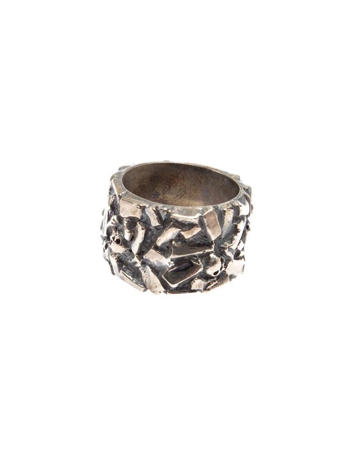 Tobias Wistisen 'chaotic' Ring - Metallic