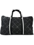 Chanel Vintage Lattice Print Luggage Bag