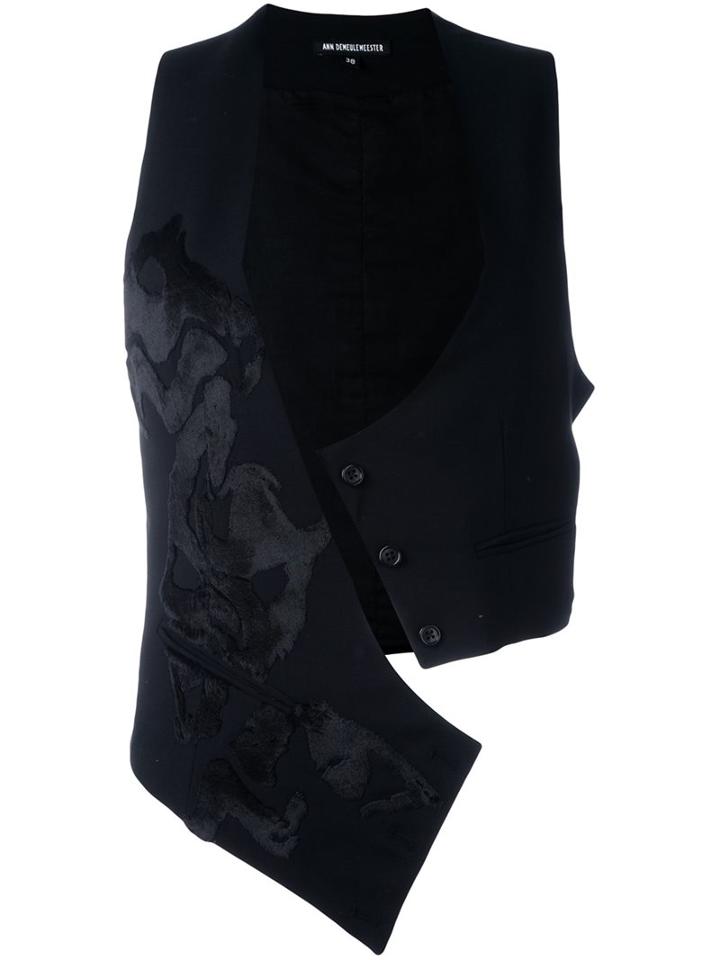 Ann Demeulemeester Embroidered Vest