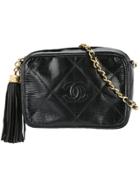 Chanel Vintage Tassel Detail Shoulder Bag - Black