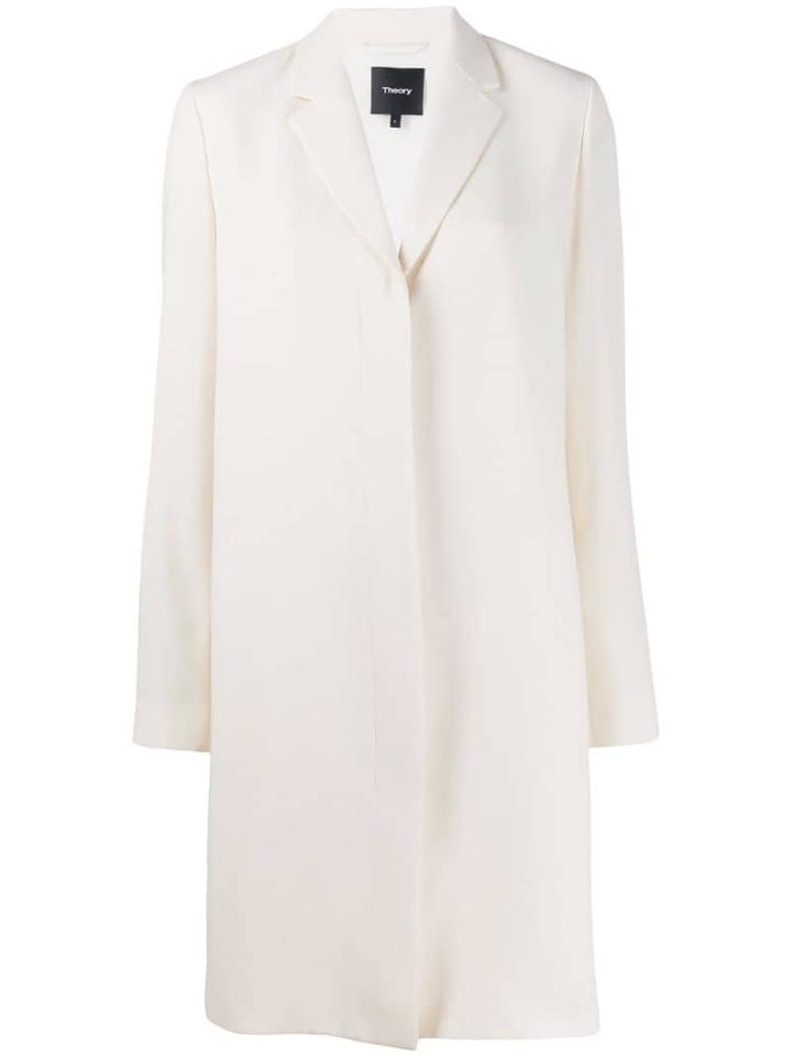 Theory Classic Straight Coat - Neutrals