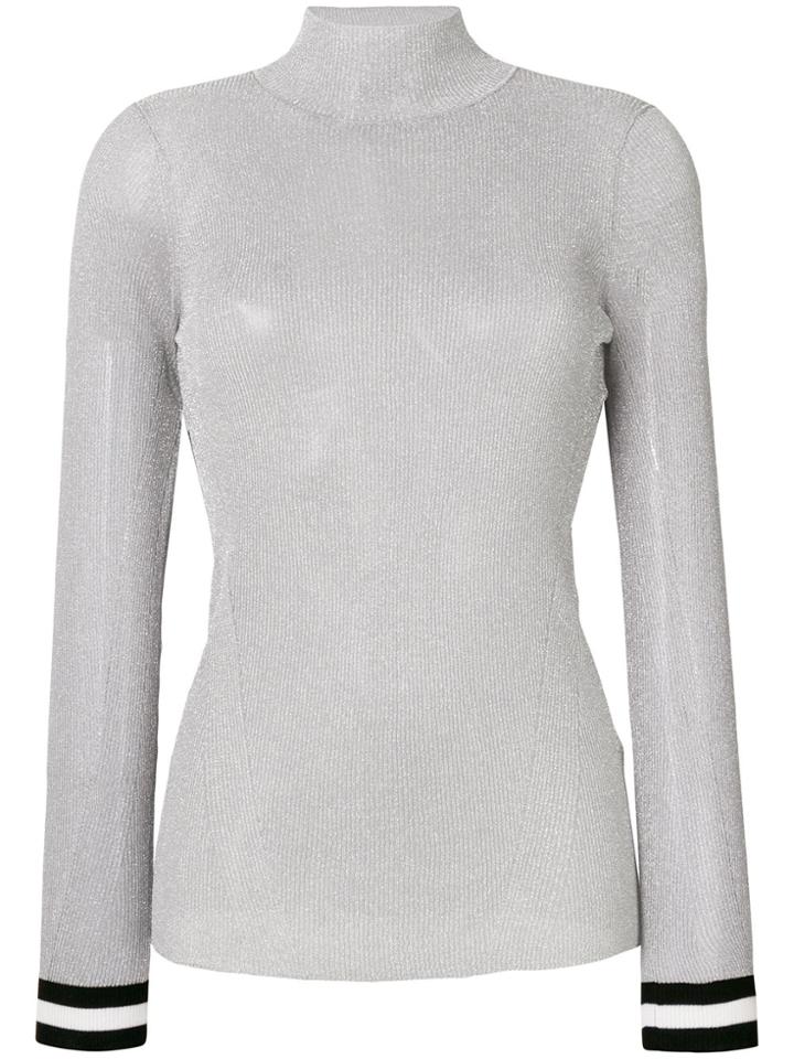 Rag & Bone /jean Roll Neck Top - Grey