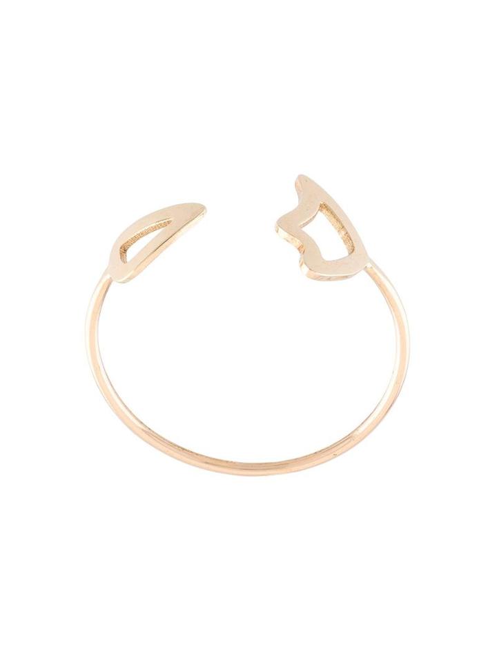Sarah & Sebastian 'stealer Split' Ring, Women's, Size: Small, Metallic