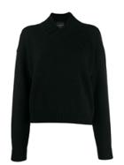 Erika Cavallini V-neck Sweater - Black