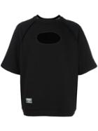 Ktz Inside Out Raglan T-shirt, Adult Unisex, Size: Small, Black, Cotton
