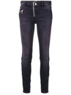 Just Cavalli Cropped Skinny Jeans - Purple