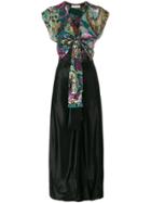 Attico Long Sequin Embellished Dress - Multicolour
