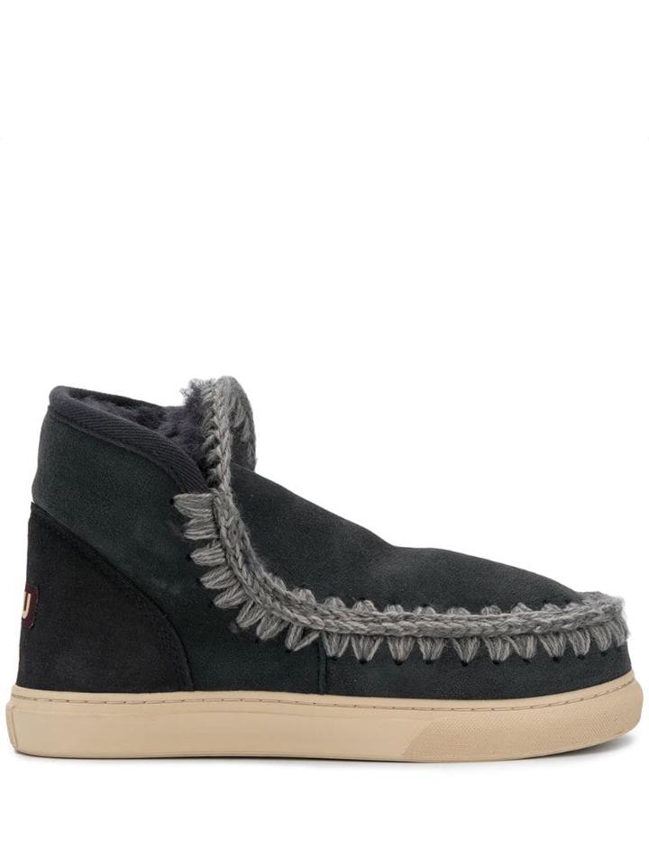 Mou Mou Mufw111000a Nbl Artificial->artificial Leather - Blue