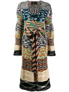 Missoni Patterned Knit Longline Cardigan - Neutrals
