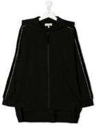 Twin-set Teen Jewel Detail Hoodie - Black