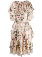 Dolce & Gabbana Short Ruffled Dress - Pink