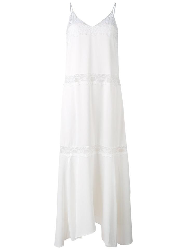 Theory - Walela Dress - Women - Cotton/polyamide/polyester/triacetate - 4, White, Cotton/polyamide/polyester/triacetate