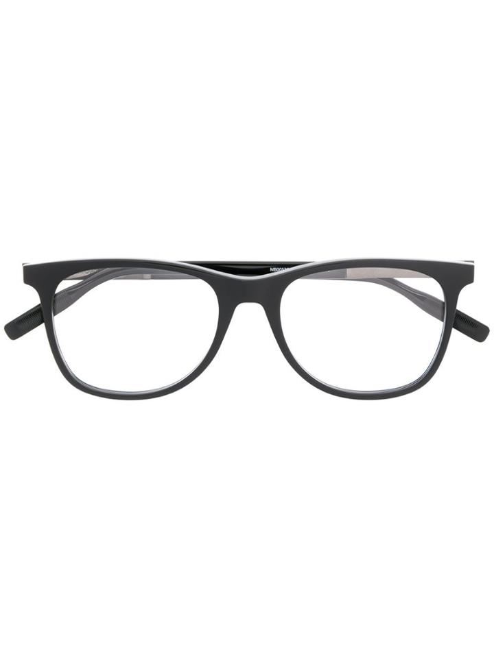 Montblanc Square-frame Prescription Glasses - Black