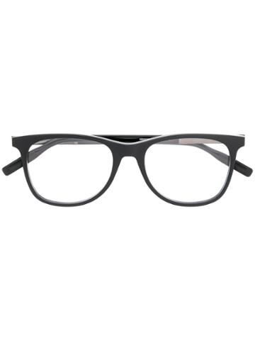 Montblanc Square-frame Prescription Glasses - Black