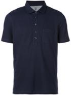 Brunello Cucinelli Front Pocket Polo Shirt - Blue