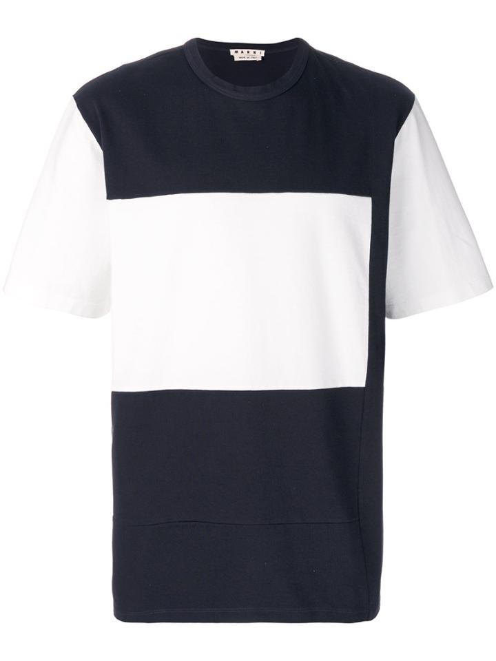 Marni Bicolour T-shirt - Blue