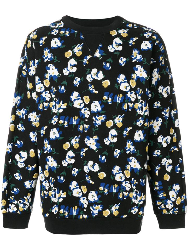 Études Études X Matthew Chambers Floral Print Sweatshirt - Black