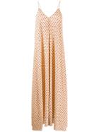 Forte Forte Polka-dot Flared Dress - Neutrals