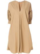 Jil Sander Tunic Style Dress - Brown