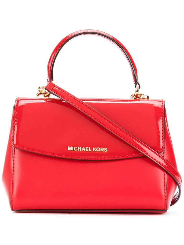 Michael Michael Kors - Foldover Crossbody Bag - Women - Leather - One Size, Red, Leather