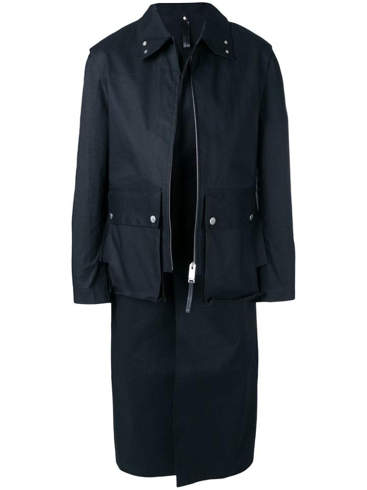 1017 Alyx 9sm Oversized Trench Coat - Black