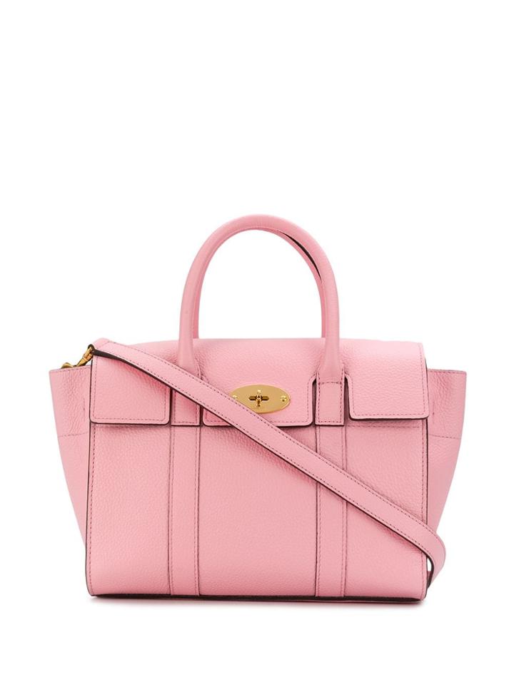 Mulberry Medium Foldover Tote Bag - Pink