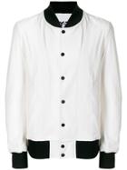 Y-3 Side Stripe Bomber Jacket - White