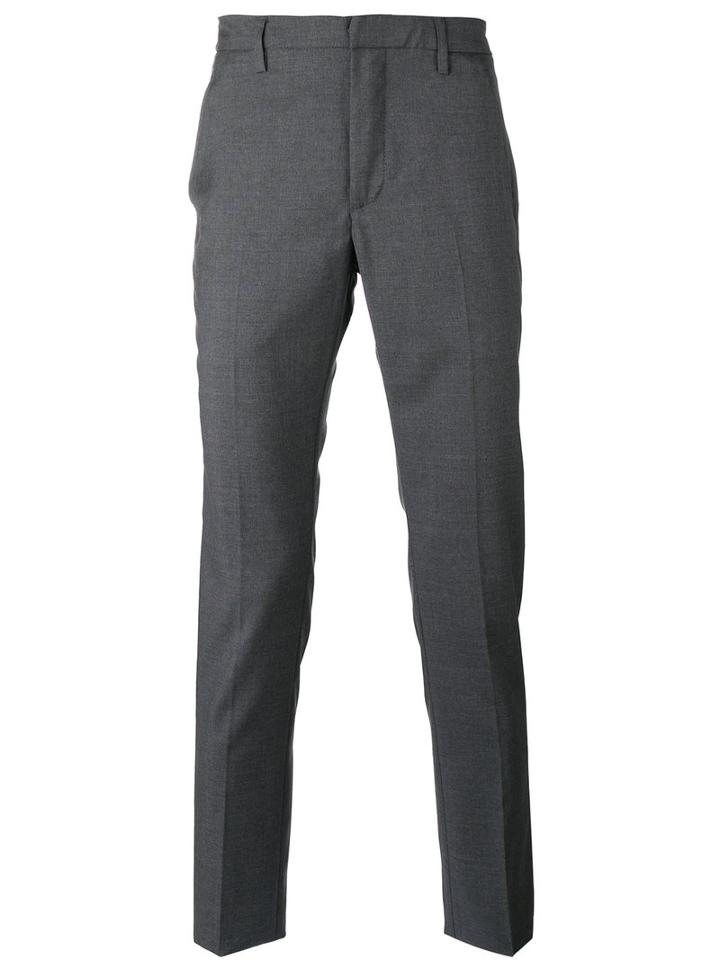 Dondup Gaubert Chinos, Men's, Size: 36, Grey, Virgin Wool/cotton