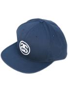 Stussy - Logo Cap - Men - Cotton - One Size, Blue, Cotton
