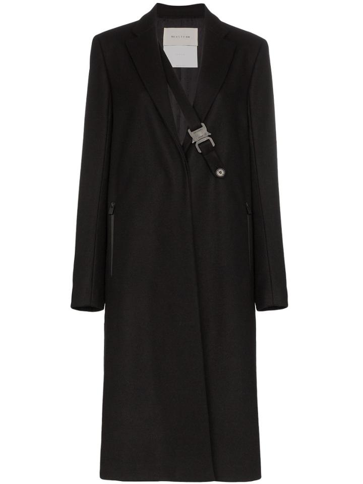 1017 Alyx 9sm Detachable Clip Single-breasted Coat - Blue