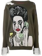 Haculla He Blocked Me Sweater - Green