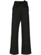 Zero + Maria Cornejo Belted Wide Leg Trousers