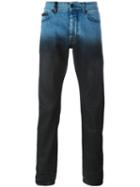 Marcelo Burlon County Of Milan Degradé Slim Fit Jeans, Men's, Size: 30, Blue, Cotton/polyester/spandex/elastane