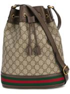 Gucci Ophidia Gg Bucket Bag - Brown