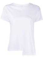 Loewe Asymmetric Hemline Logo T-shirt - White