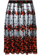 Comme Des Garcons Vintage Embroidered Dot Tulle Skirt