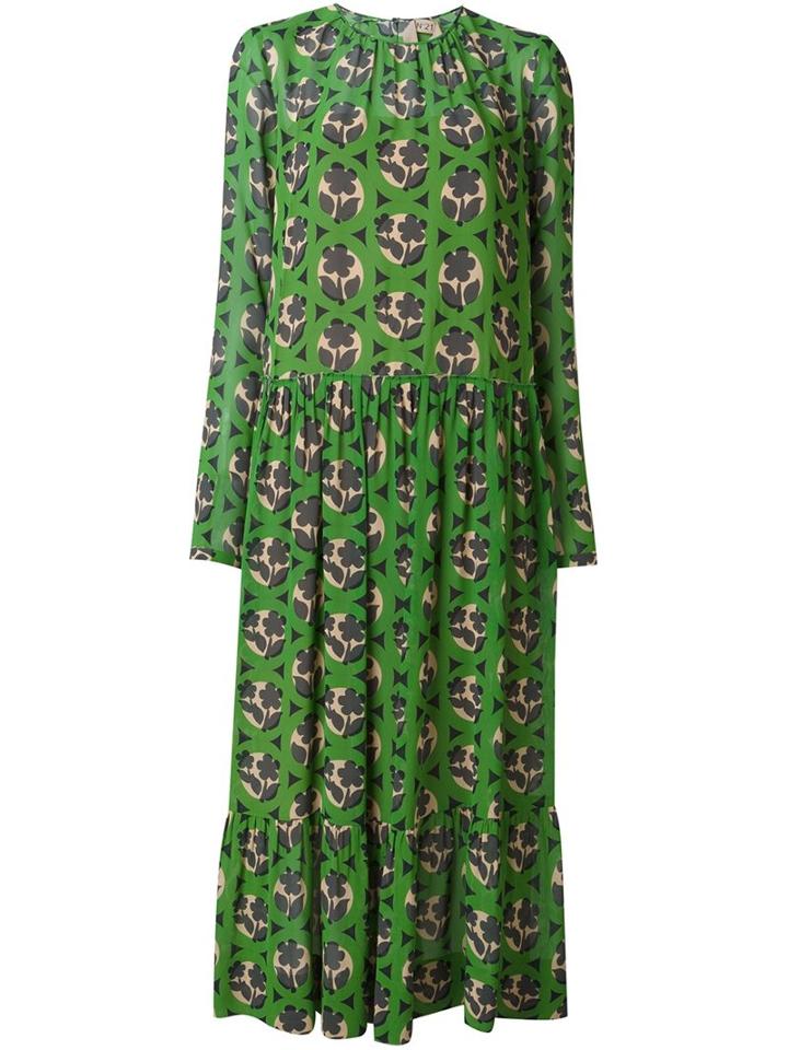 No21 Diamond Floral Print Dress