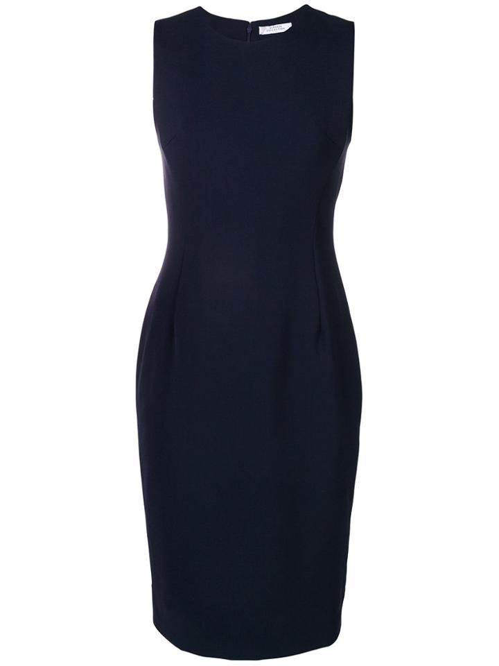 Versace Collection Classic Tailored Fitted Dress - Blue