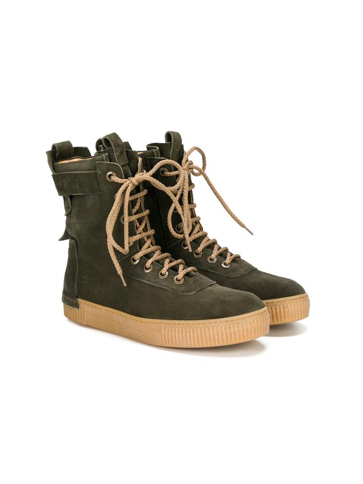 Cinzia Araia Kids Teen Hi-top Sneakers - Green