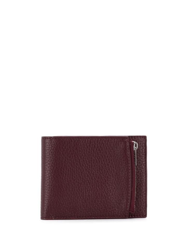 Maison Margiela Pebbled Texture Wallet - Red